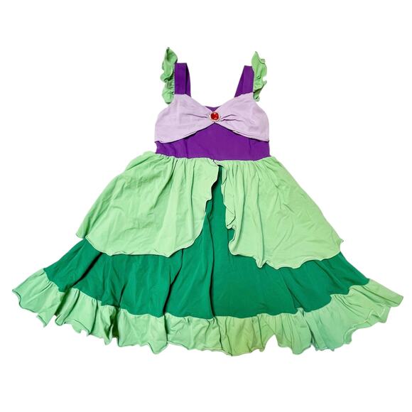 NWT Only Little Once Mermaid Princess Twirl  Dress Size 7 - Picture 1 of 7